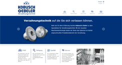 Desktop Screenshot of kobusch-ebeler.de